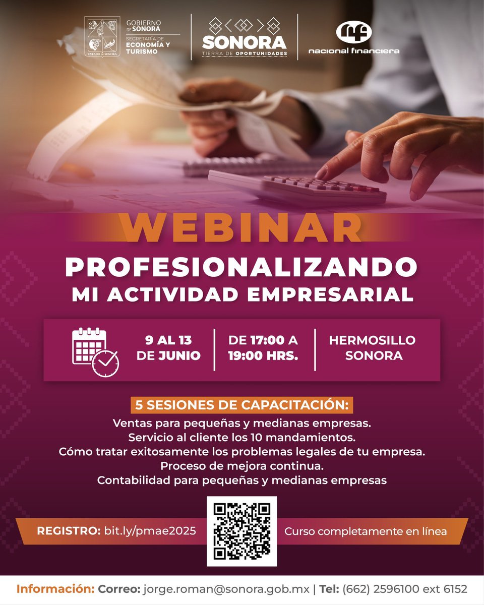 Para nuestro Gobernador <a href="/AlfonsoDurazo/">Alfonso Durazo</a>, la profesionalización empresarial no es una opción, es una prioridad.

En Sonora impulsamos el talento, fortalecemos capacidades y construimos un ecosistema más competitivo para todas y todos. ✅
