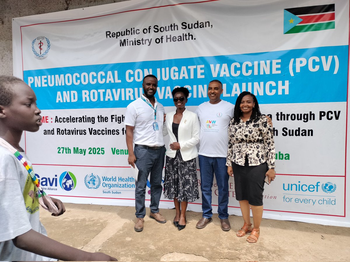 Today, SSWIM proudly joined the Ministry of Health and other partners at the official launch of PCV &amp; Rotavirus vaccines.
Our ED Dr. <a href="/koitiemmily/">Koiti Emmily</a> called for equity in access, engagement of private facilities, and domestic funding to sustain progress. 
#PCVandRotaLaunch #SSWIM