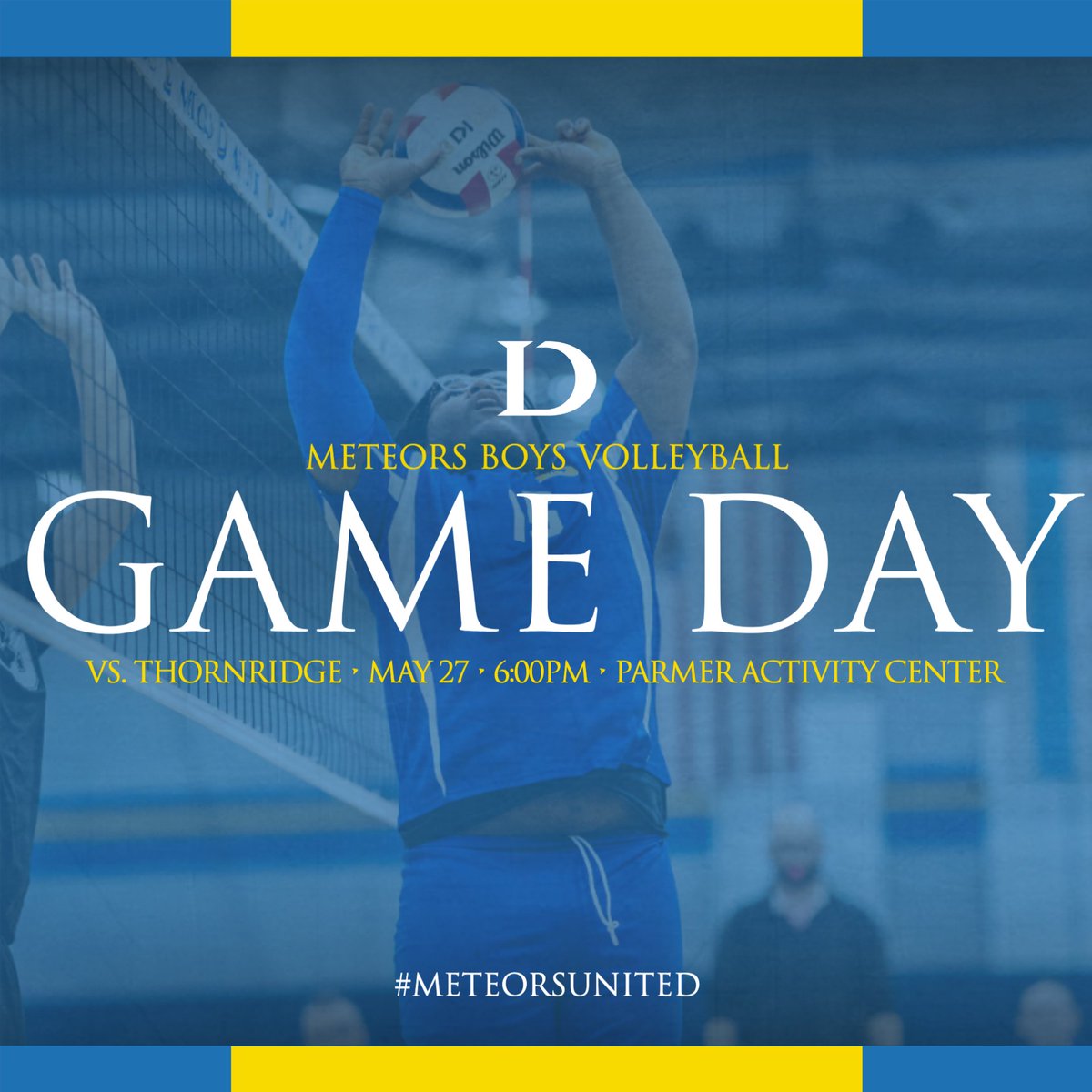 It’s GAMEDAY Meteors! 💥

⚽ Girls Soccer battles DePaul College Prep - Sectional Semifinal
🏐 Boys Volleyball takes on Thornridge - Regional Semifinal

#MeteorsUnited #GoMeteors☄️