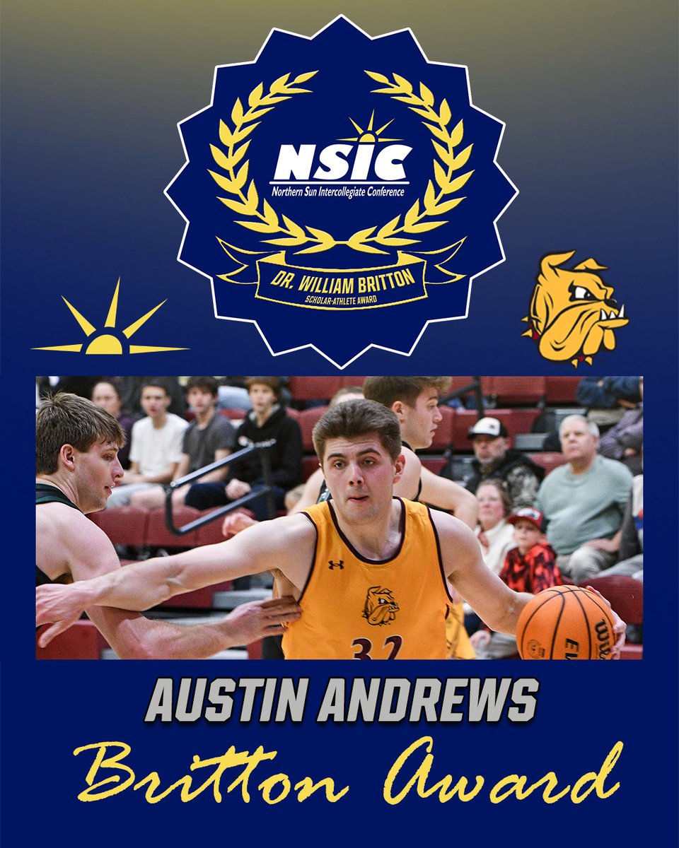 NSIC (@northernsunconf) on Twitter photo Minnesota Duluth's Austin Andrews earns the 2025 Dr. William Britton Scholar-Athlete Award!
The award for Academic Excellence recognizes the NSIC’s top male student-athlete!
Full Release: northernsun.org/news/2025/5/22…
<a href="/UMDBulldogs/">UMD Athletics</a> <a href="/UMDBulldogMBB/">UMD Men's Basketball</a> <a href="/austin_34/">Austin Andrews</a> Minnesota Duluth's Austin Andrews earns the 2025 Dr. William Britton Scholar-Athlete Award!
The award for Academic Excellence recognizes the NSIC’s top male student-athlete!
Full Release: northernsun.org/news/2025/5/22…
<a href="/UMDBulldogs/">UMD Athletics</a> <a href="/UMDBulldogMBB/">UMD Men's Basketball</a> <a href="/austin_34/">Austin Andrews</a>