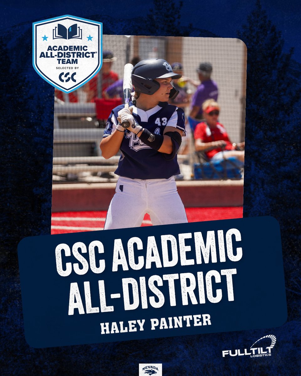 Nevada_Softball's tweet photo. Studs on the field 🥎 and in the classroom 📚

@haileyymcleann, @haleyy43, and @aaliyahjenkinss have been named to the @CollSportsComm Academic All-District Team!

#BattleBorn https://t.co/Bkocfi1c7B