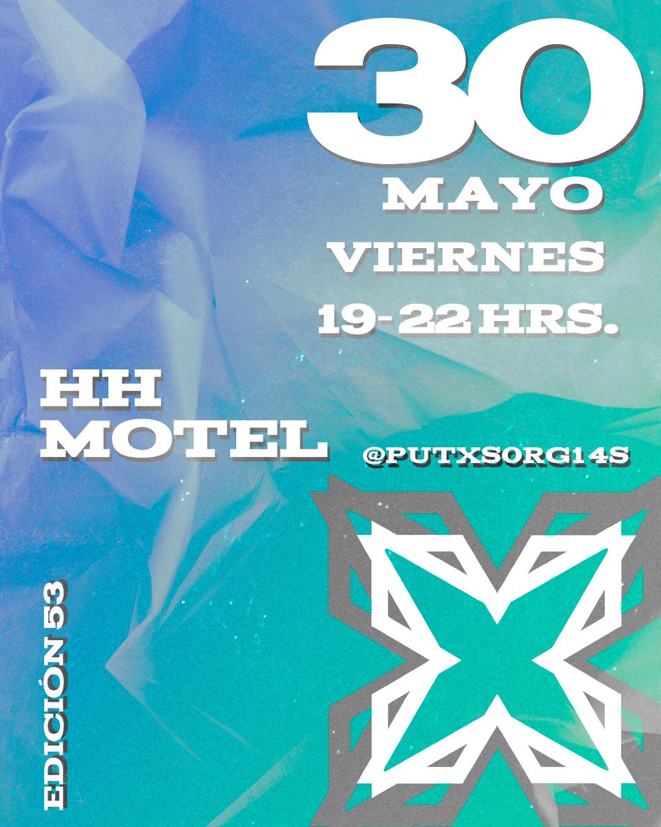 PRÓXIMA FECHA VIERNES 30 de MAYO
En <a href="/HhMotel/">HH Motel</a> 
De 19:00 a 22:00 Hrs.

PREVENTA ACTIVA
CUPOS LIMITADOS