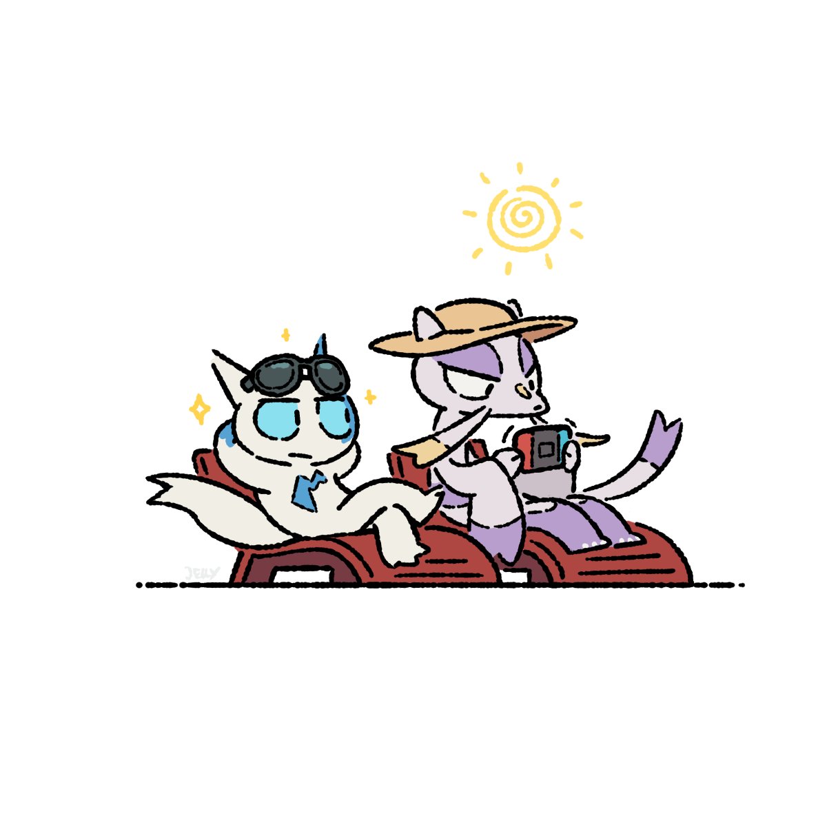 Pokemon doodle ko-fi commission.
Zangoose and Mienshao.