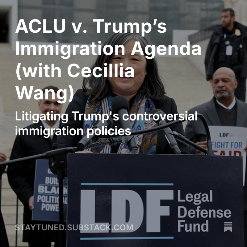 Jake Kaplan (@jakekaplanny) on Twitter photo “Cruelty and fear are the point of what he's trying to do.” - <a href="/ACLU/">ACLU</a>’s <a href="/WangCecillia/">Cecillia Wang 王德棻</a> on Trump’s immigration agenda. Listen to a new <a href="/cafedotcom/">CAFE</a> Insider w/ <a href="/JoyceWhiteVance/">Joyce Alene</a>: cafe.visitlink.me/52k2aj “Cruelty and fear are the point of what he's trying to do.” - <a href="/ACLU/">ACLU</a>’s <a href="/WangCecillia/">Cecillia Wang 王德棻</a> on Trump’s immigration agenda. Listen to a new <a href="/cafedotcom/">CAFE</a> Insider w/ <a href="/JoyceWhiteVance/">Joyce Alene</a>: cafe.visitlink.me/52k2aj