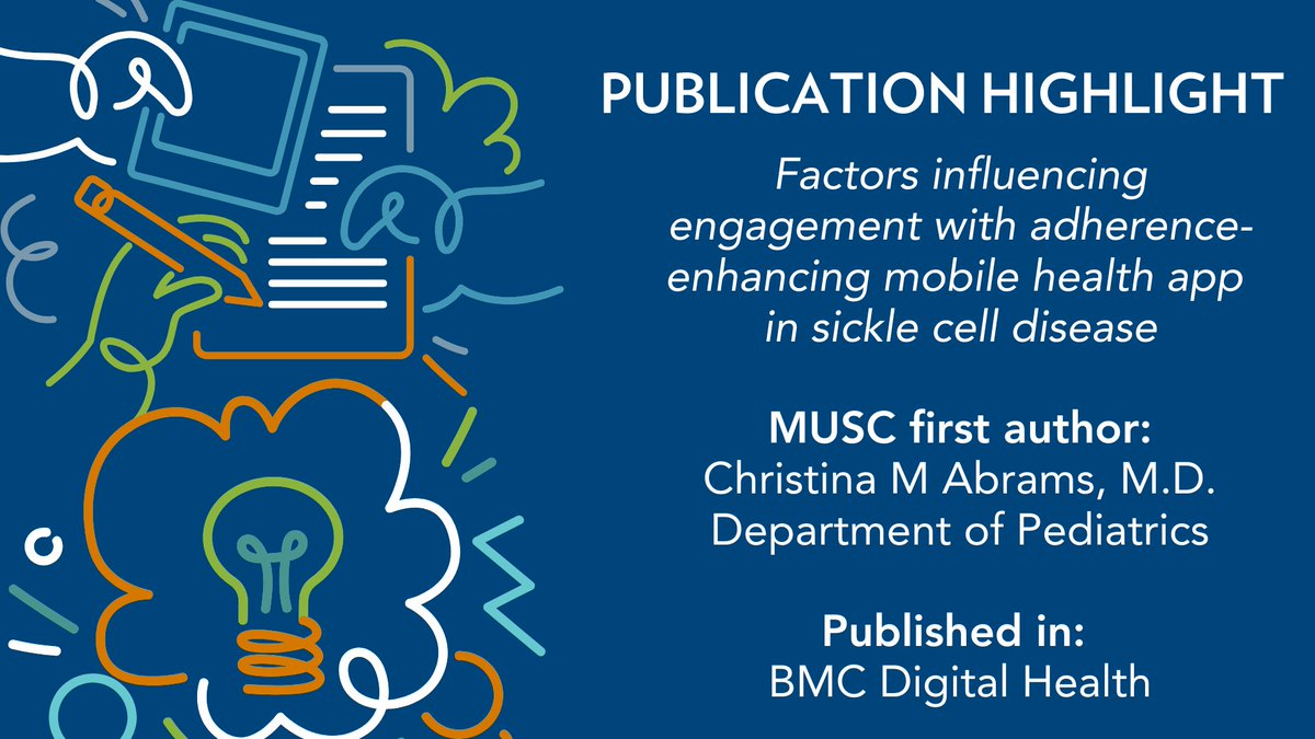 Check out this recent publication featured in BMC Digital Health! MUSC first author: Christina M. Abrams, MD, Department of Pediatrics. Click to read: bit.ly/4k6IQhd