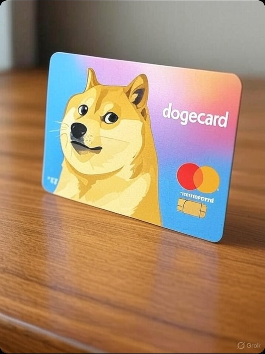 Real question #DOGE fam.

If #Dogecoin is the people's crypto, why don't we have a "DogeCard" yet? 

Worldwide acceptance. Backed by <a href="/Mastercard/">Mastercard</a>. Powered exclusively by the most loveable coin in crypto?