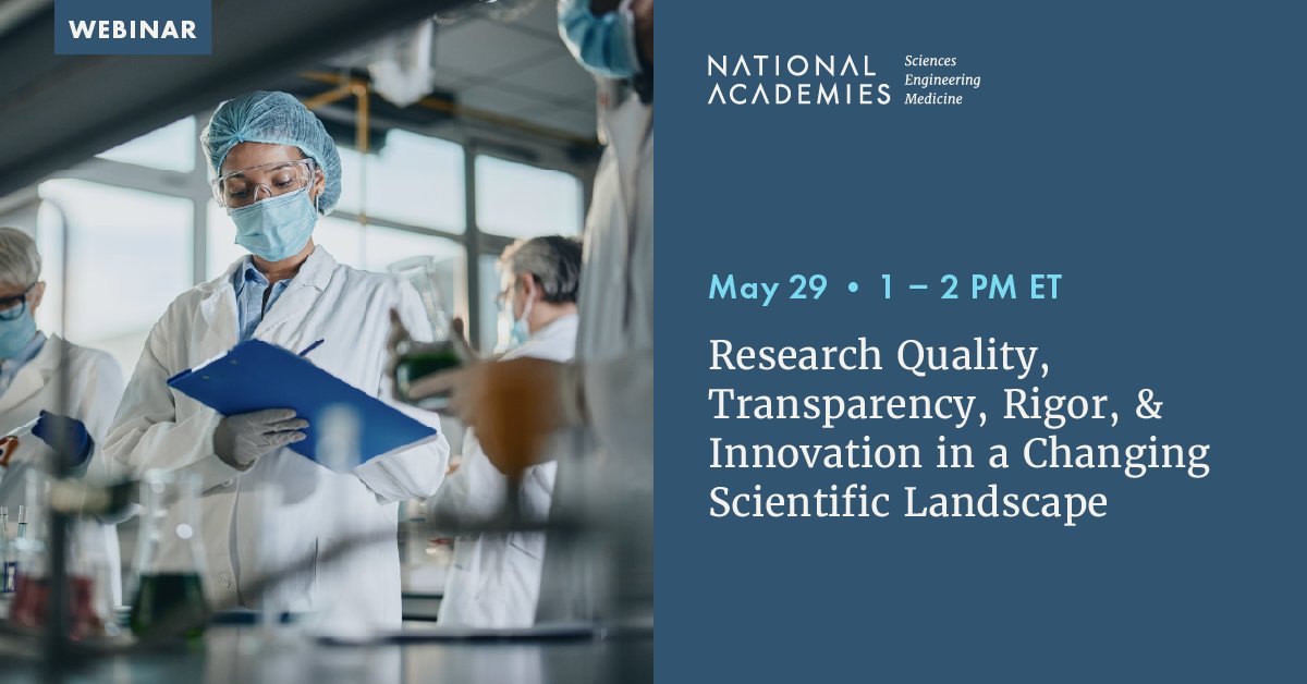 As the scientific landscape continues to shift, it is important to consider how transparency, rigor, and quality shape research and innovation.

Our May 29 webinar will highlight ways to uphold scientific integrity while driving progress.

Register: ow.ly/IvX850VXpxz