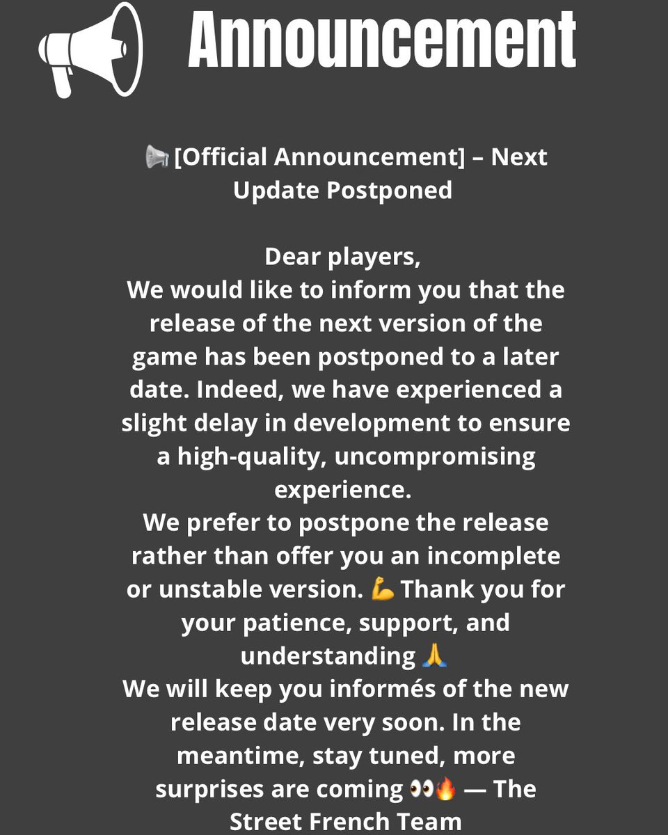 Street_Frenchh's tweet photo. Important Announcment 📢 https://t.co/WIu6UmExAO