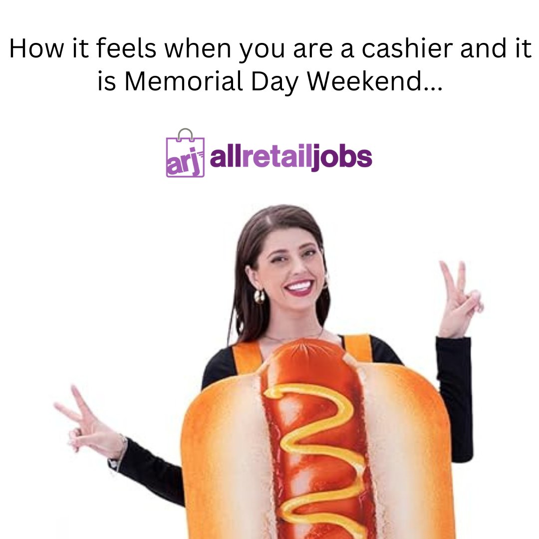 AllRetailJobs's tweet image. #retail #retailhumor #memorialday2025