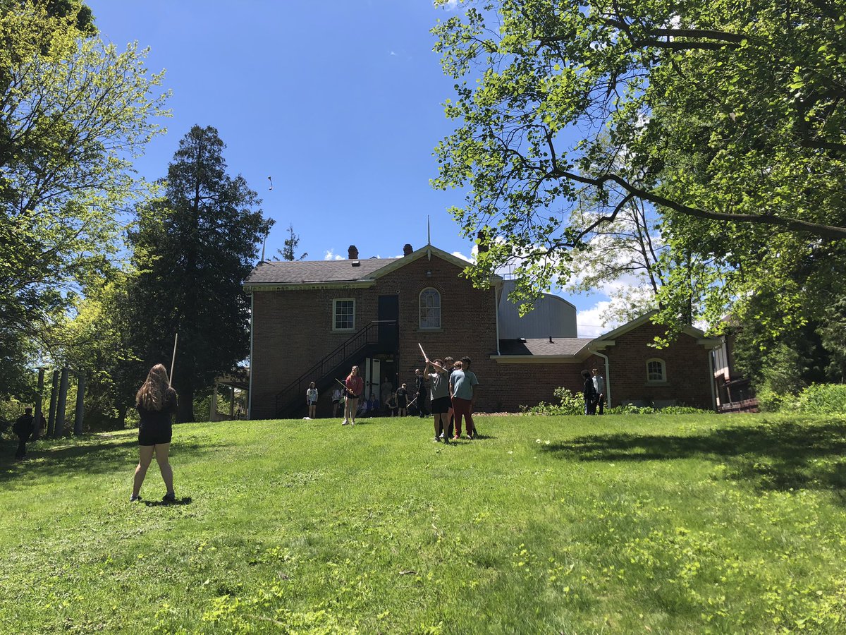 Afternoon art break with traditional games as <a href="/stjcatholic/">St. Joseph's</a> Grade 8’s came to see their beadwork up in the walls.  <a href="/bhncdsb/">BHNCDSB</a> can contact their friendly Arts Consultant if you are up for a visit.