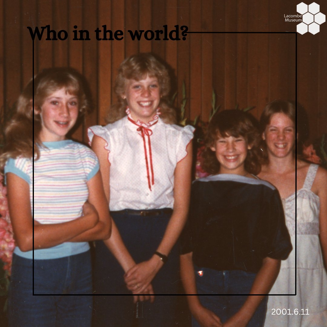 Our Who in the World photo features these eager youths at a Lacombe and District Garden Club flower show. Do you know any of these aspiring young horticulturalists?