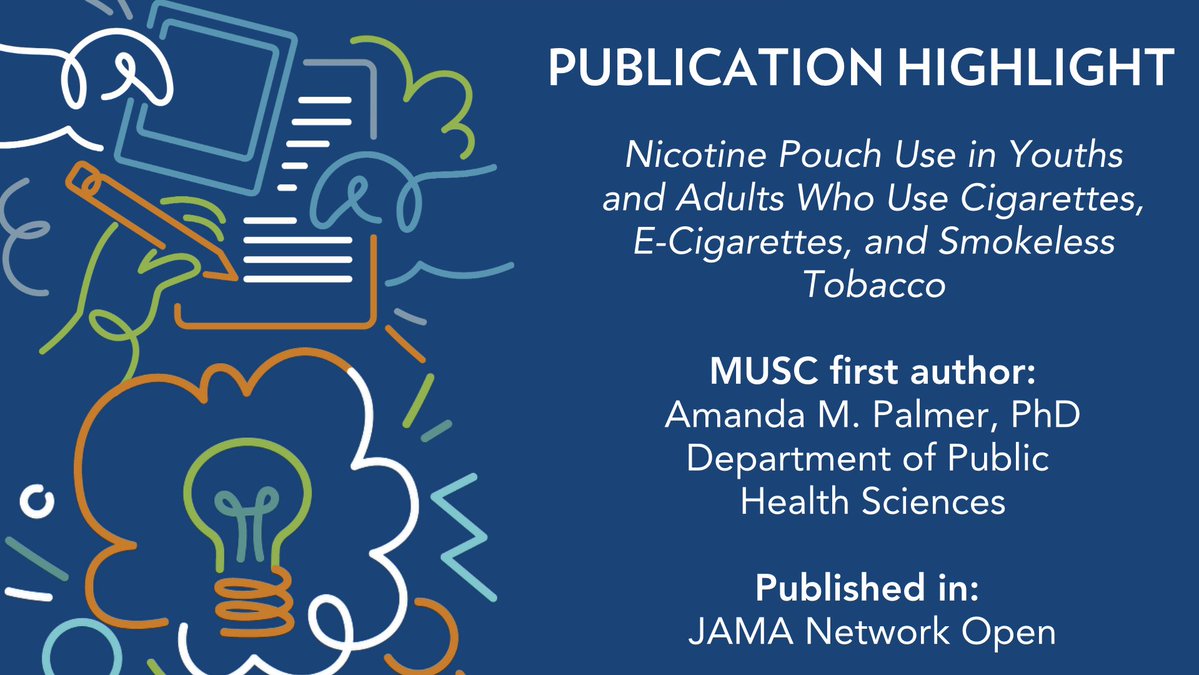 Check out this recent publication featured in JAMA Network Open! MUSC first author: Amanda M. Palmer, PhD, Department of Public Health Sciences.
Click to read: bit.ly/3Sh4inh