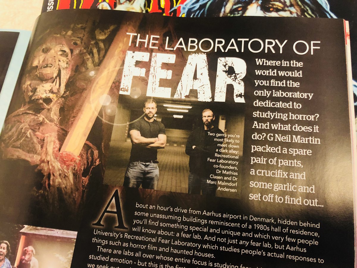 Prof Neil Martin (@thatneilmartin) on Twitter photo Inside the Fear Lab! Out today in The Dark Side issue 267, I interview <a href="/RecFearLab/">Recreational Fear Lab</a> co-creator, <a href="/MathiasClasen/">Mathias Clasen</a>. Get your copy now before I buy them all. It's a very special spread. cc <a href="/PromoteHorror/">PromoteHorror 🎃</a> Inside the Fear Lab! Out today in The Dark Side issue 267, I interview <a href="/RecFearLab/">Recreational Fear Lab</a> co-creator, <a href="/MathiasClasen/">Mathias Clasen</a>. Get your copy now before I buy them all. It's a very special spread. cc <a href="/PromoteHorror/">PromoteHorror 🎃</a>