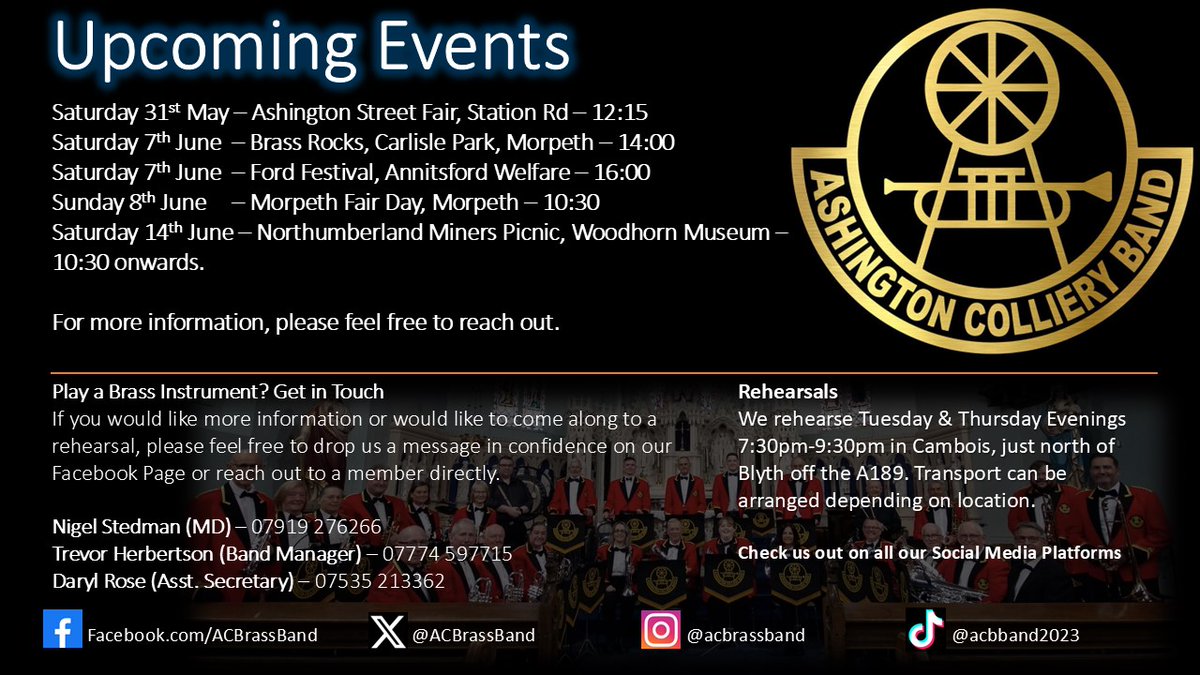 Ashington Colliery Band tweet media