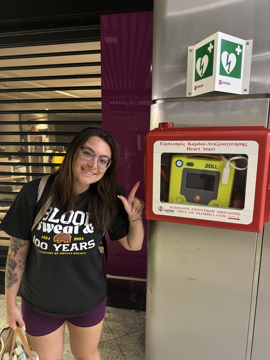 ZOLL® In The Wild sighting at Athens International Airport in Athens, Greece! ✈️🇬🇷

#ZOLLInTheWild #Travel #RescueReady