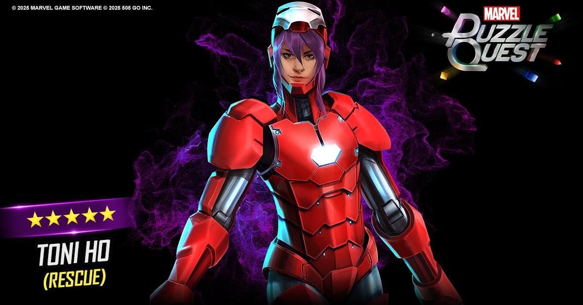 Tony Stark isn't the only armored genius on the block. Toni Ho aspires to be even better than Stark as she battles evil in her own set of Power Armor. Check out 5-Star Toni Ho (Rescue) when she arrives later this week!

mpq.social/toniho