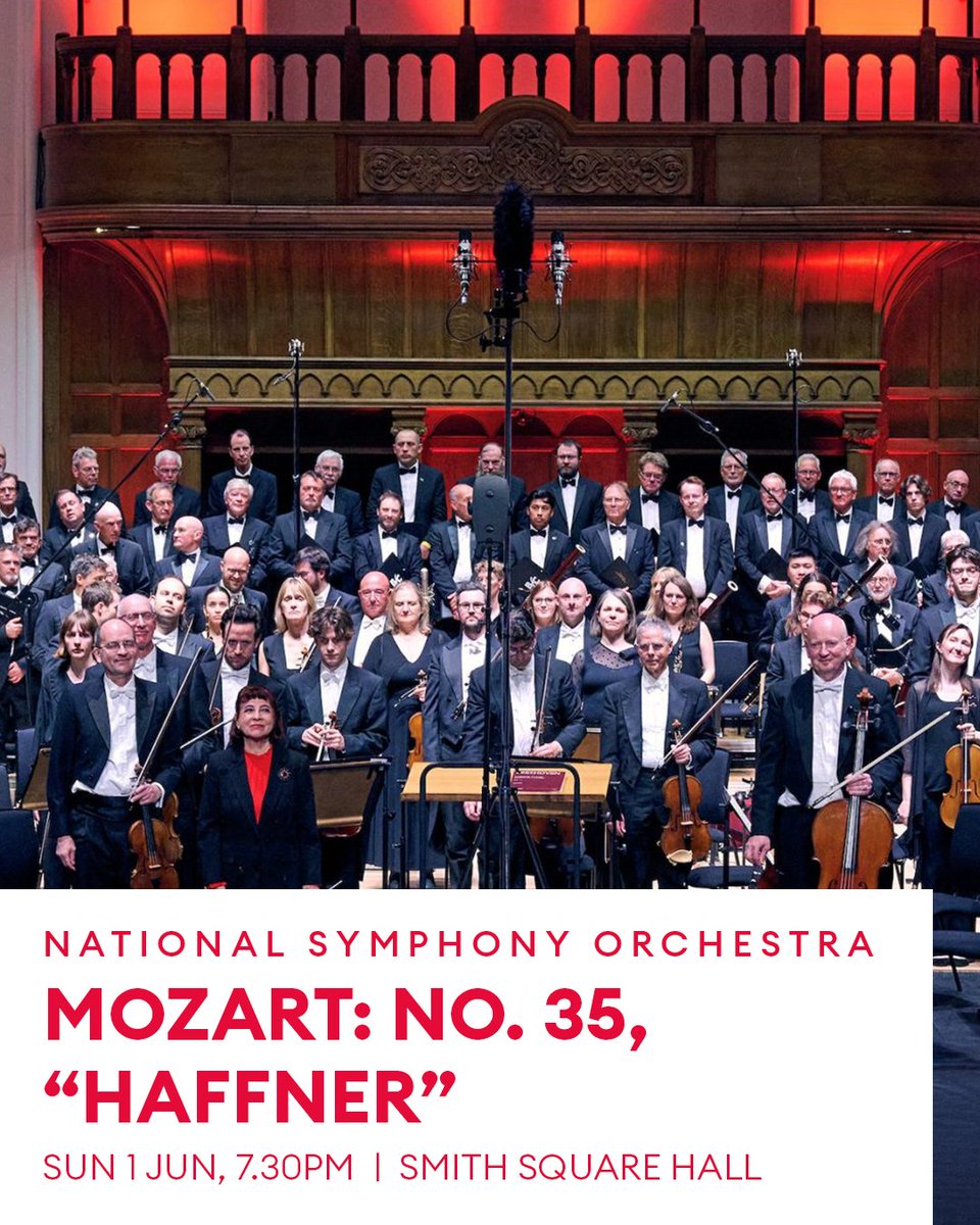 This week at Smith Square:

Salomé Quartet serve up Haydn, Shaw &amp; Ravel
Outcry Ensemble light up the strings with Barber, Copland &amp; Tippett
&amp; the NSO bring Brahms’ Double Concerto &amp; Mozart’s “Haffner” 👑

Book now: bit.ly/thisweekssq 🔗