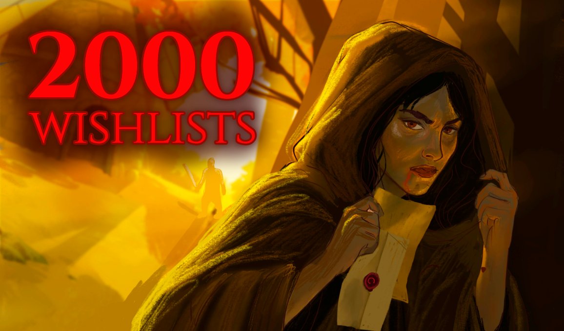 Crimson Tale has reached 2000 wishlists on steam!

Here's a new steam capsule (work in progress) as a treat! ❤️ Thank you all!