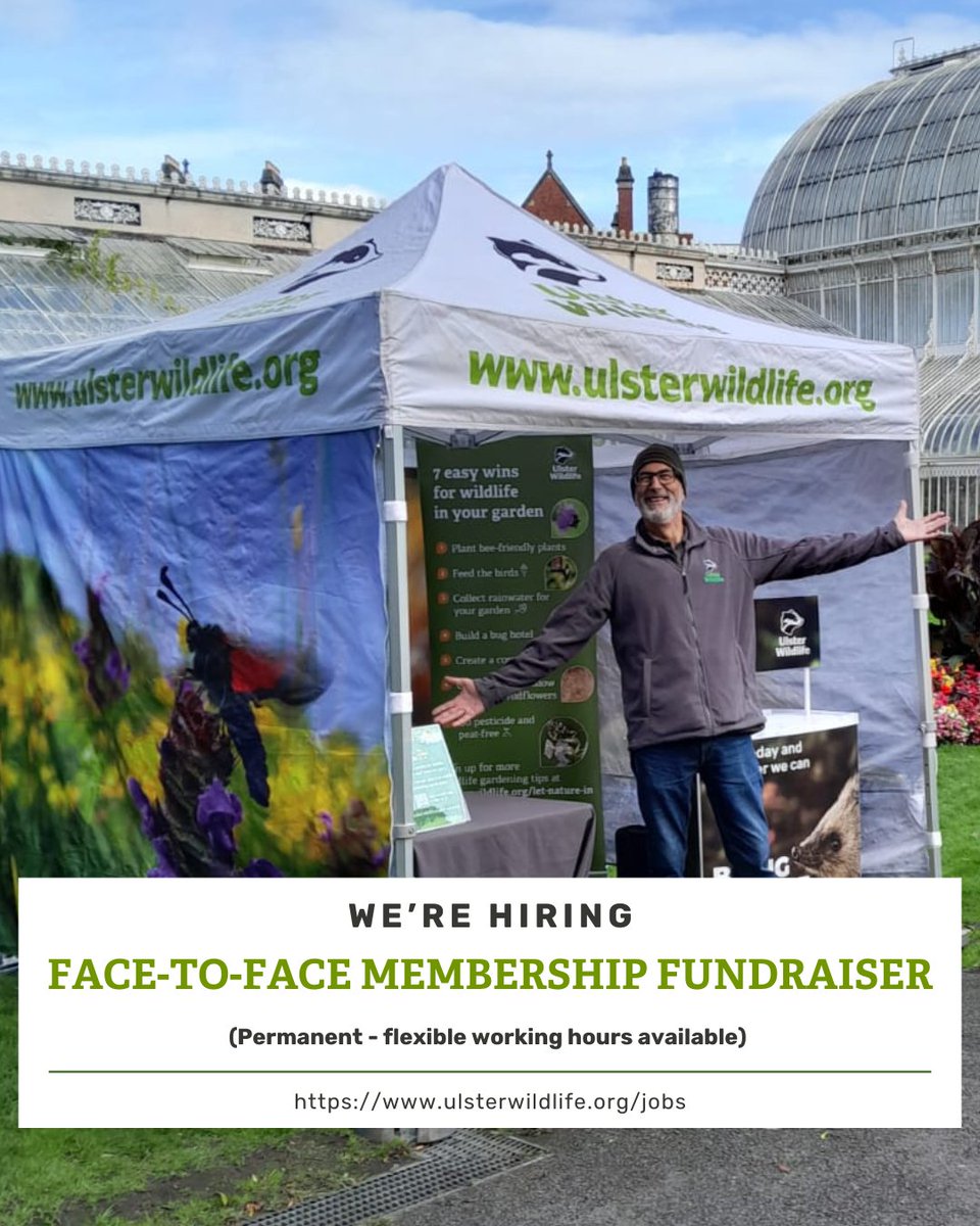 Want to help find new nature supporters and protect our local wildlife? 

Apply to join the Ulster Wildlife team by this Friday and help bring nature back. 👇

loom.ly/Dl5Corg