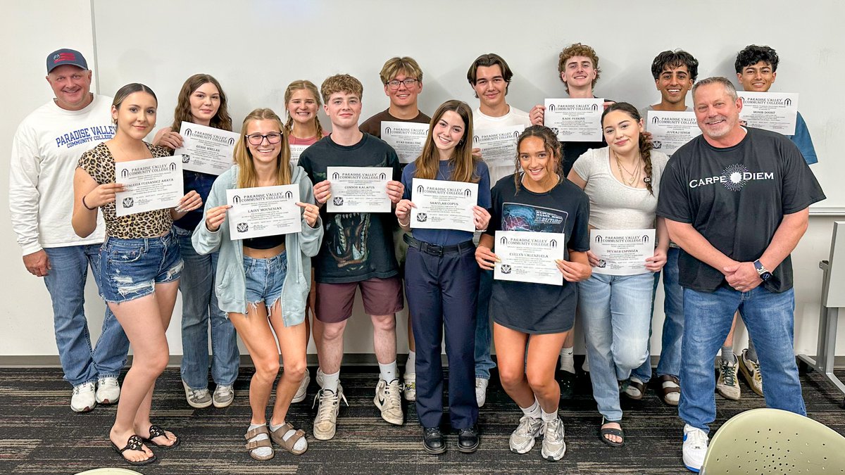 West-MEC is proud to announce a 100% pass rate for this year’s Paradise Valley Community College EMT cohort—an incredible achievement that reflects students' hard work, commitment, and perseverance. Well done, future first responders! 🚑🌟

#WestMEC #CareerTechEd