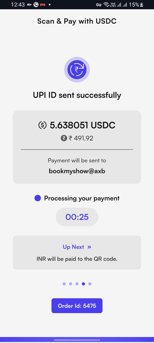 Shriramdomal's tweet image. Booked Final Destination: Bloodlines via crypto on Web3—what an experience! The booking process convenient .Huge thanks to @P2Pdotme for the tickets and @megamewtow133, @affi24042002, @Cryptoholic_Soc for hosting. Web3 is truly changing the game! #Web3 #P2Pdotme
 order id 5475