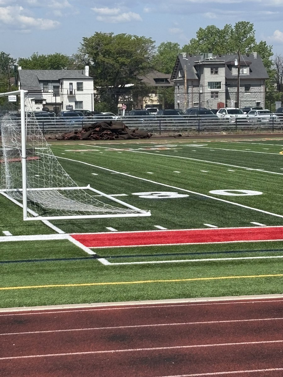 DenverEastFB (@eastfb) on Twitter photo Say goodbye to the <a href="/EastFb/">DenverEastFB</a> track, construction starts today on a state of the art new track to match the newly installed turf! 😇 #ANGELS #HalosUp Say goodbye to the <a href="/EastFb/">DenverEastFB</a> track, construction starts today on a state of the art new track to match the newly installed turf! 😇 #ANGELS #HalosUp