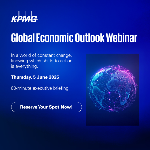 dschultz_16's tweet photo. Register today to hear @DianeSwonk and KPMG Chief Economists from across the world along senior advisors for our inaugural Global Economic Outlook webinar—a quarterly briefing built for executives. #tariffs #PolicyinMotion #Trade https://t.co/XnS0ObgYE7 https://t.co/4voWBHogjA