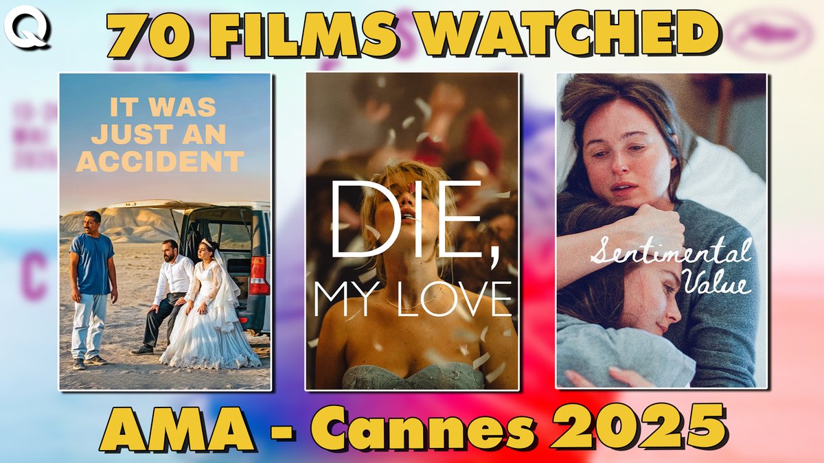 Live in an hour to answer your questions about the 78th Cannes Film Festival

youtube.com/live/Vm29Ua0bq…
youtube.com/live/Vm29Ua0bq…