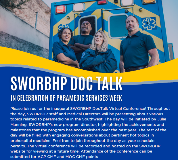 Join us this Thursday, May 29th, for our inaugural SWORBHP DocTalk Virtual Conference starting at 9:00am.

For more details and to register, please visit the link below: files.sworbhp.ca/app/uploads/20…
