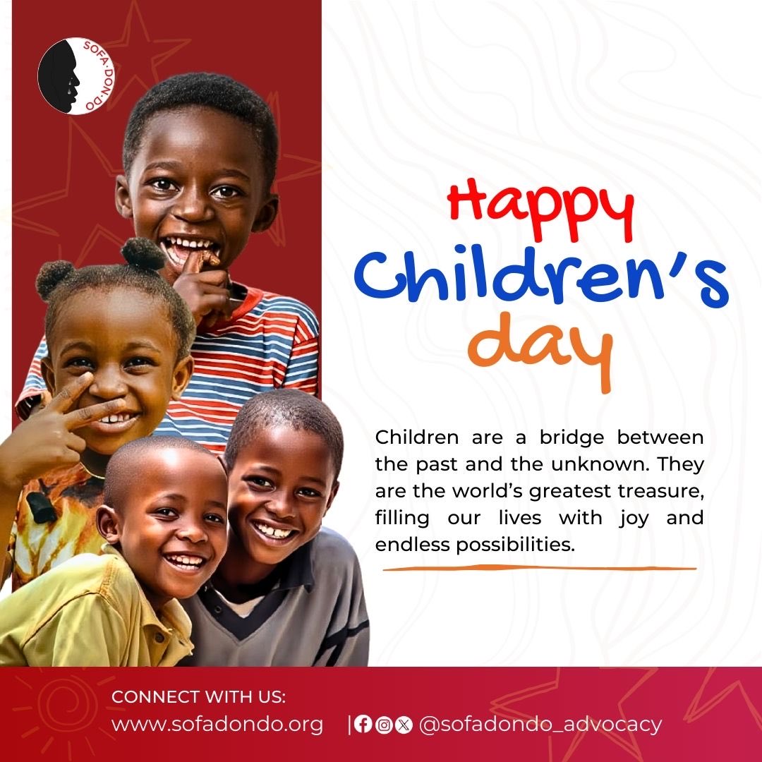 sofadondo's tweet photo. Happy Children’s day!

⁦@sofadondo⁩  is working towards a world where learning is safe for every child.
#27thmay 
#Children’sday https://t.co/Z0XbqFPWmE