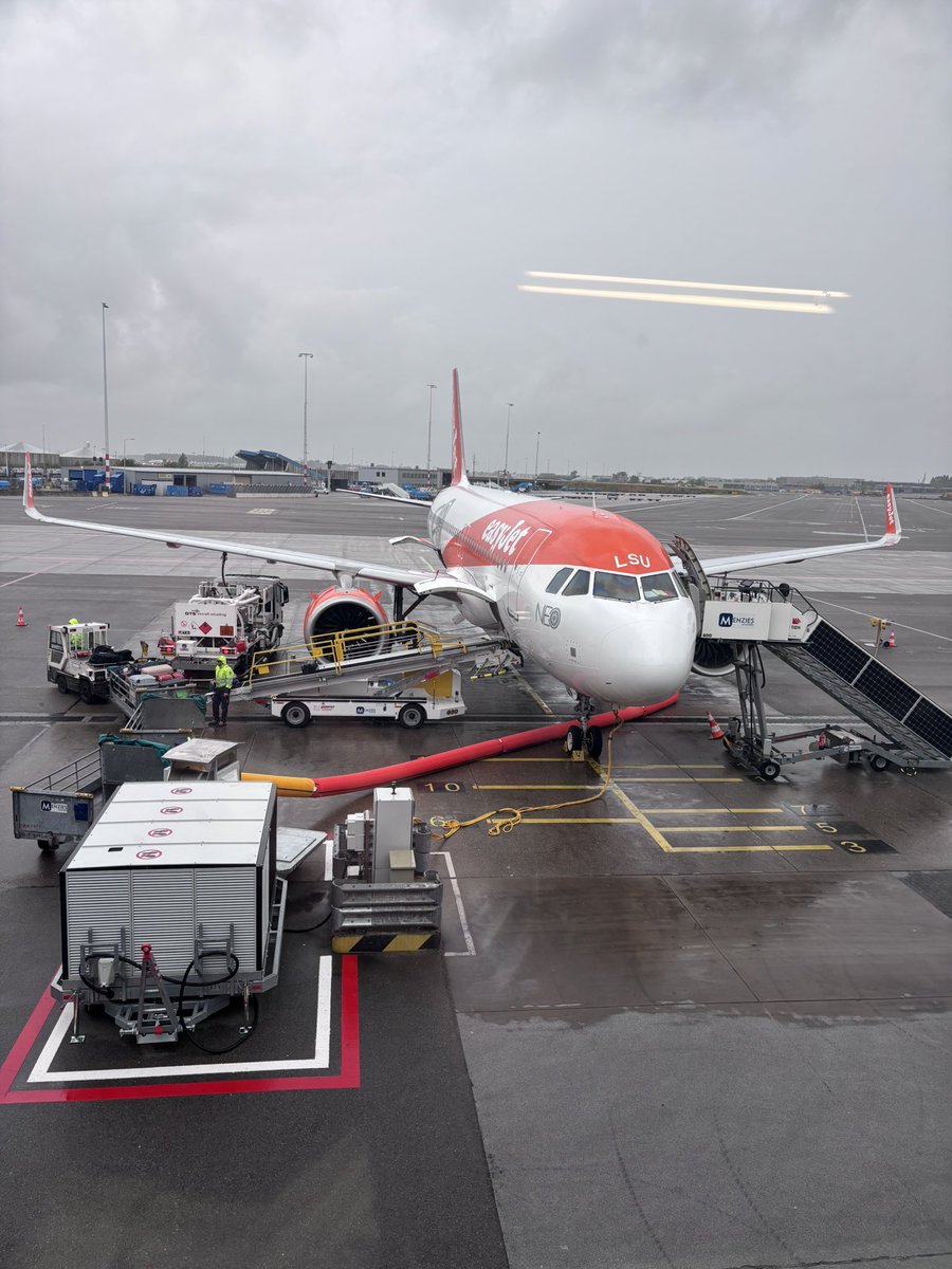 Landed safe at Manchester.