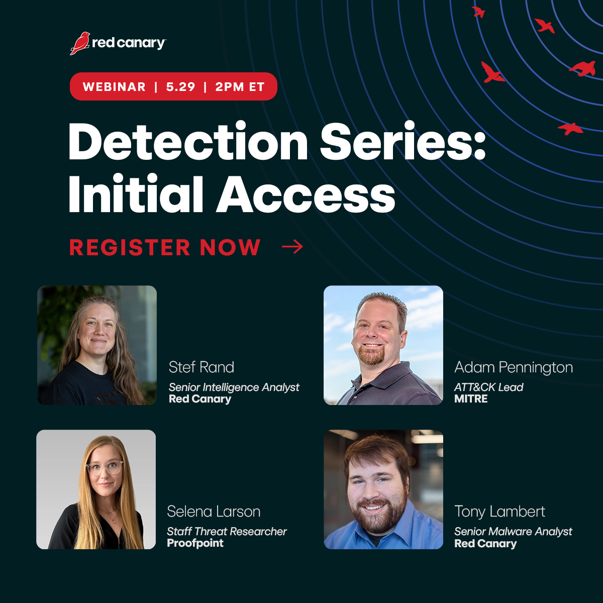 Just 2 days until the next session in our Detection Series!

This time, we’re covering all things initial access — and how to better defend against these evolving tactics.

🎯 This session is a must-attend for blue teams and threat analysts.

➡️ Register now before the