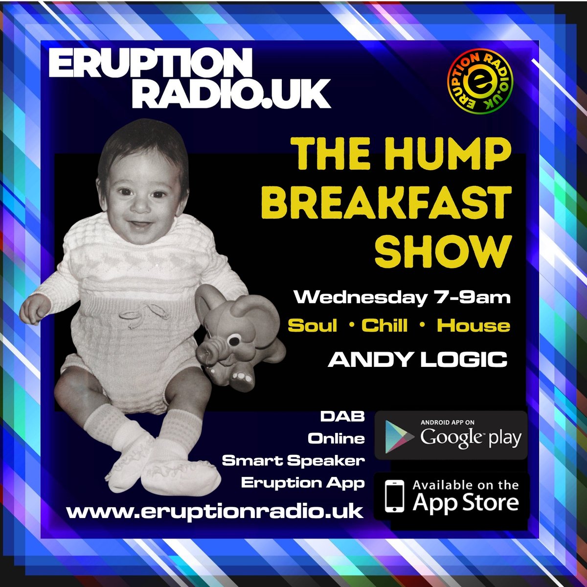 Andy Logic (@andymrlogic) on Twitter photo Jumping on this baby pics trend - have I missed the point somewhere? 😃 Join me, lovely people, for the Hump Breakfast Show tomorrow at 7am for all the usual schizzle. Only on Eruption Radio - would be great to have your ears. <a href="/eruptionradiouk/">Eruption Radio</a> eruptionradio.uk Jumping on this baby pics trend - have I missed the point somewhere? 😃 Join me, lovely people, for the Hump Breakfast Show tomorrow at 7am for all the usual schizzle. Only on Eruption Radio - would be great to have your ears. <a href="/eruptionradiouk/">Eruption Radio</a> eruptionradio.uk