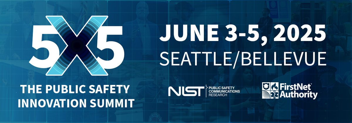 🚓 <a href="/DispersiveHold/">Dispersive</a> #StealthNetworking is heading to 5x5: The #PublicSafety Innovation Summit! 🚒
If you'll be there, we'd love to meet with you. Please reach out to schedule some time or just say hello in the halls!
hubs.li/Q03n_LjB0
#5x5in25 #NIST PSCR #FirstNet