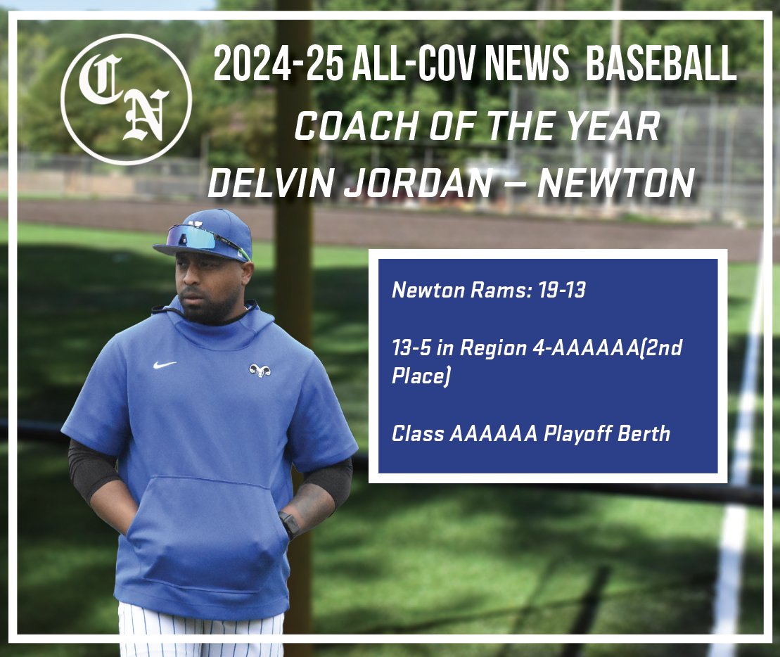 ๐พ๐๐๐๐๐๐ ๐๐๐๐๐๐ (@covnewssports) on Twitter photo <a href="/SocialCircleBSB/">Social Circle Baseball</a> <a href="/clhargrove/">Social Circle Athletic Department</a> The 2025 All-Cov News Coach of the Year โ Newton's Delvin Jordan(<a href="/DelvinHgcJordan/">Delvin Jordan</a>) <a href="/SocialCircleBSB/">Social Circle Baseball</a> <a href="/clhargrove/">Social Circle Athletic Department</a> The 2025 All-Cov News Coach of the Year โ Newton's Delvin Jordan(<a href="/DelvinHgcJordan/">Delvin Jordan</a>)