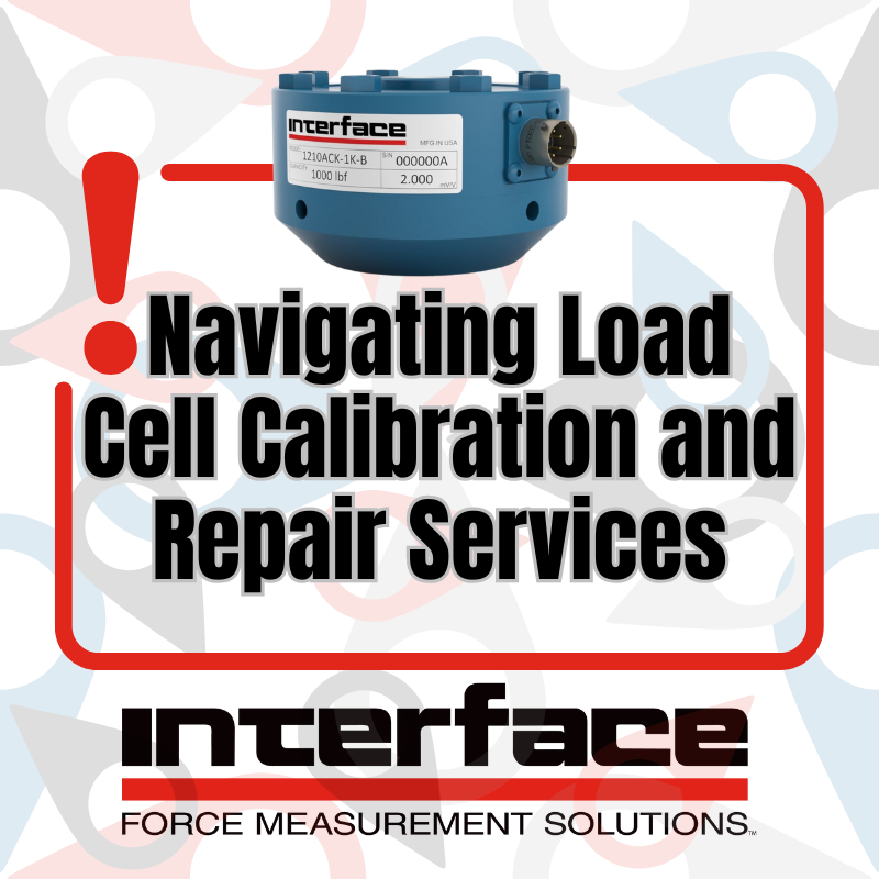 loadcells's tweet image. Do You Need Calibration, Repair, or Both for Your Load Cell? interfaceforce.com/navigating-loa… Interface guides you through the key considerations for distinguishing between these essential services. 
#loadcells #calibration #ForceMeasurement