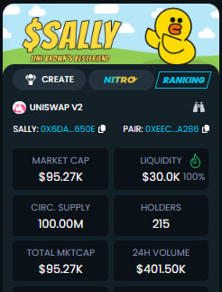 sallyctoeth's tweet photo. Dextools has been updated for the community

#sally cto https://t.co/1m6rjMxiKL