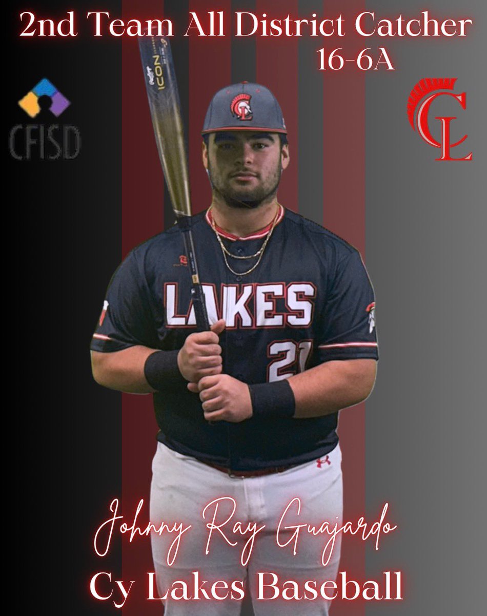 Congrats to our All District Selection, Johnny Ray Guajardo. #WAWG
