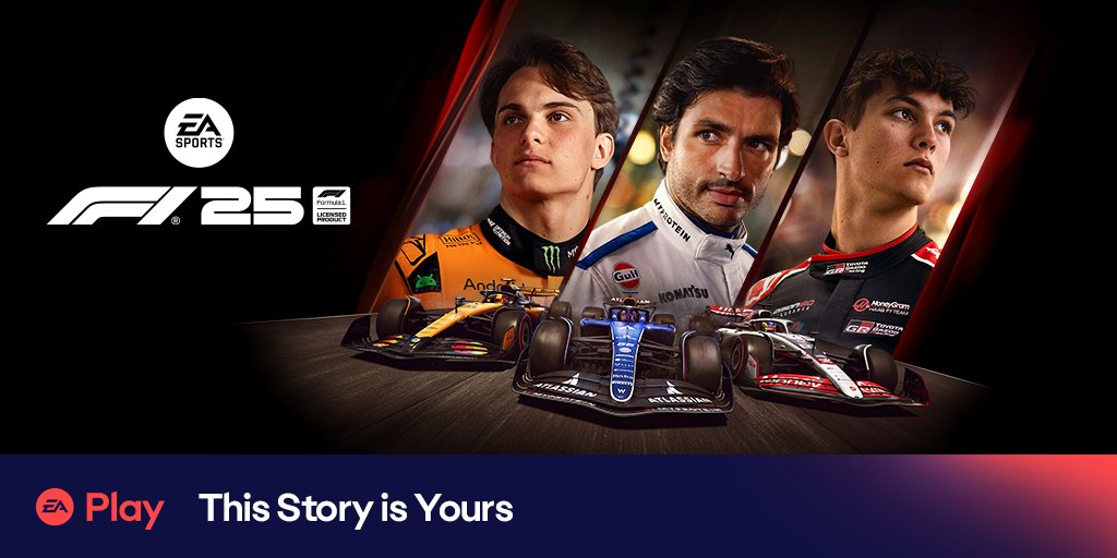 Try EA SPORTS™ F1® 25 for 5-hours with EA Playl Leave your mark on the world of racing today.🏎️🎮🏁