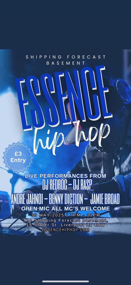 Performing here on Friday - roll through people