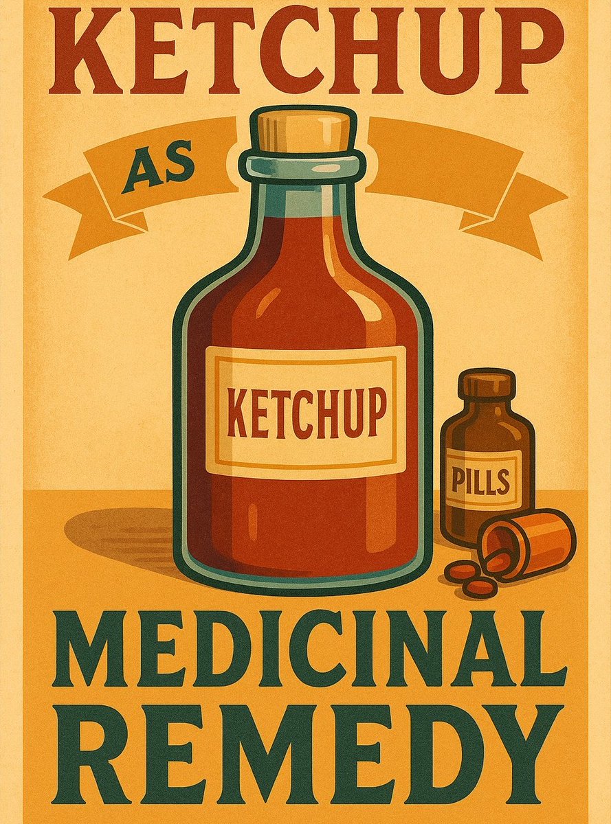 Il ketchup, oggi re delle patatine, nell’Ottocento veniva venduto come medicina.

Un medico americano lo commercializzò in pillole sostenendo che curasse indigestione e diarrea.