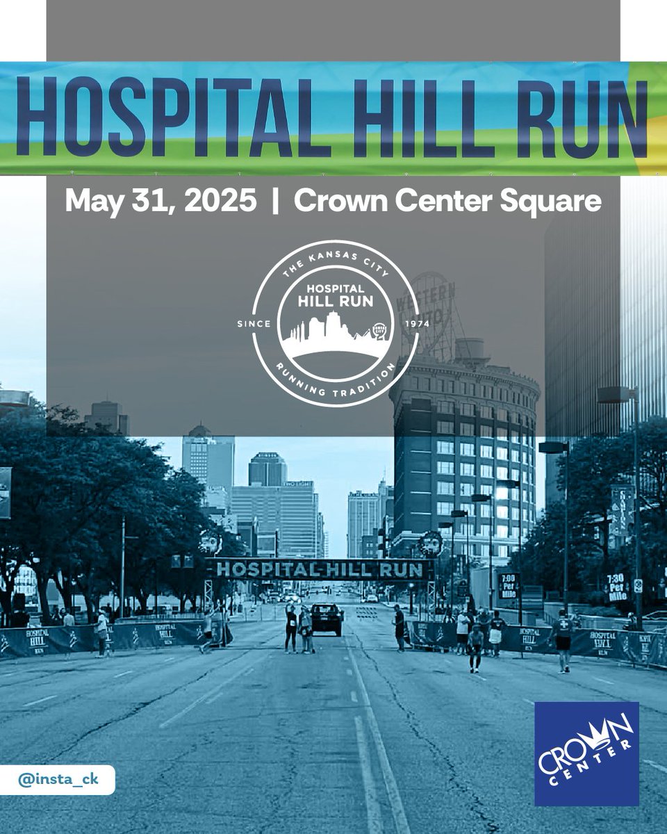 Crown Center (@crowncenter) on Twitter photo We’re only a few days away from the 2025 <a href="/HospitalHillRun/">Hospital Hill Run</a>, happening May 31 at Crown Center! Whether you're tackling the 5K, 10K, or half marathon, this iconic race is your chance to be part of one of Kansas City’s favorite running traditions. 🏃♀️🏃♂️
🔗 bit.ly/4jzaUcI We’re only a few days away from the 2025 <a href="/HospitalHillRun/">Hospital Hill Run</a>, happening May 31 at Crown Center! Whether you're tackling the 5K, 10K, or half marathon, this iconic race is your chance to be part of one of Kansas City’s favorite running traditions. 🏃♀️🏃♂️
🔗 bit.ly/4jzaUcI