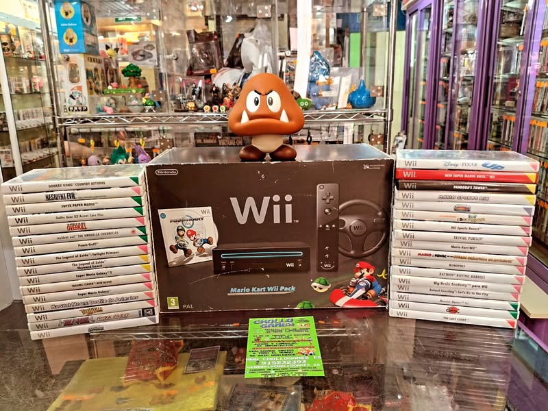 CholloGames's tweet image. Wiiiiiiiiii!!!! #nintendo #nintendowii #supermario #residentevil #zelda#pandorastower #mariokart #donkeykong #chollogames #videogamestore #videogaming #videogamescollection Todos los productos disponibles en nuestra web chollogames.es