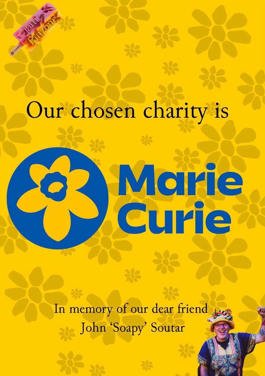 James Fanzone 🪕🎸🥁🎤🎺🎹🎻 (@james_fanzone) on Twitter photo 1/2 James Fanzone Raffle In memory of Soapy!
Please retweet and help us raise lots of funds for <a href="/mariecurieuk/">Marie Curie</a> in memory of our friend Soapy!
Follow this link to enter the raffle.
LINK: ko-fi.com/s/b6d86eec55
See the ‘How To Enter’ guide in images below
More info 👇 1/2 James Fanzone Raffle In memory of Soapy!
Please retweet and help us raise lots of funds for <a href="/mariecurieuk/">Marie Curie</a> in memory of our friend Soapy!
Follow this link to enter the raffle.
LINK: ko-fi.com/s/b6d86eec55
See the ‘How To Enter’ guide in images below
More info 👇
