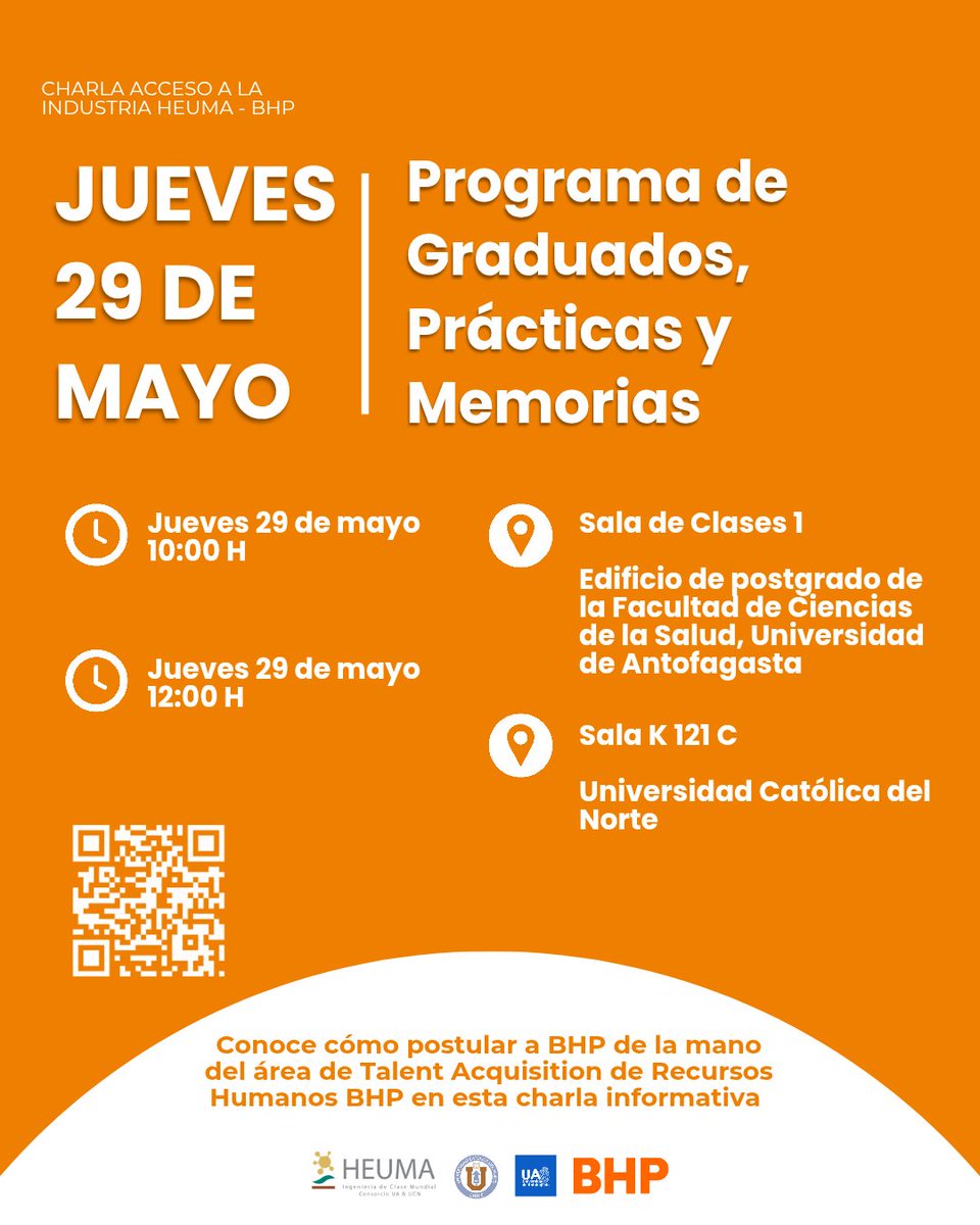 📢 Estimados Estudiantes <a href="/UAntofagasta/">U. de Antofagasta</a> <a href="/UCNorte/">Universidad Católica del Norte</a>

‼️ Si estás en los últimos ramos de tu carrera y quieres recibir una guía y recomendaciones para preparar tus procesos de postulación a la minería esta es tu oportunidad.

✅️ Inscríbete aquí

docs.google.com/forms/d/e/1FAI…