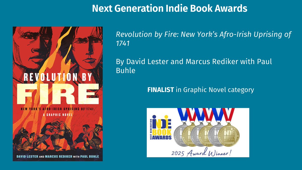 Gayatri Patnaik (@gpatnaik1) on Twitter photo <a href="/BeaconPressBks/">Beacon Press</a> is thrilled that REVOLUTION BY FIRE by the trio of Marcus Rediker, <a href="/LesterMecca/">David Lester</a>, and Paul Buhle was a finalist in the graphic novel category at the <a href="/IndieBookAwards/">Indie Book Awards</a>! Congratulations! <a href="/BeaconPressBks/">Beacon Press</a> is thrilled that REVOLUTION BY FIRE by the trio of Marcus Rediker, <a href="/LesterMecca/">David Lester</a>, and Paul Buhle was a finalist in the graphic novel category at the <a href="/IndieBookAwards/">Indie Book Awards</a>! Congratulations!
