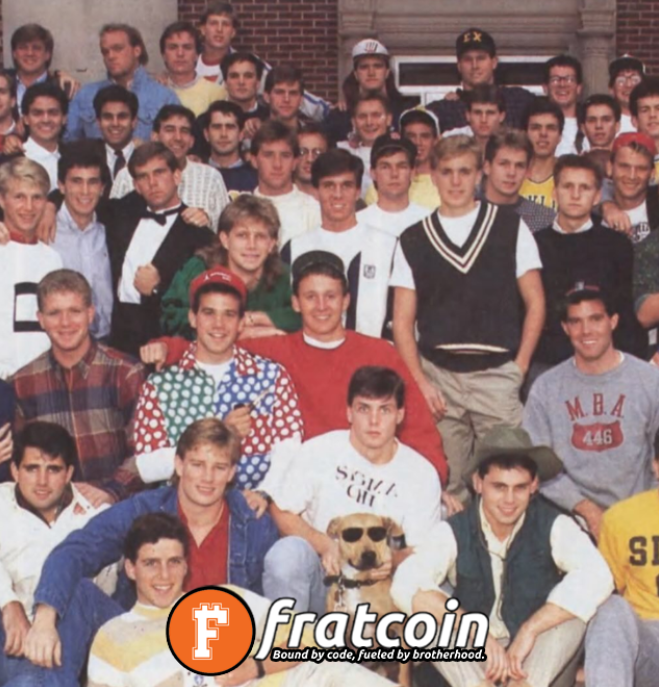 fratcoinsolana's tweet image. the bros and a dog

$frat on @bonk_fun 

history repeats itself