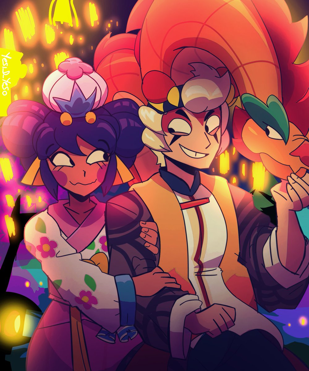 Mandy y Chester 

#BrawlStarsArt #brawlstars