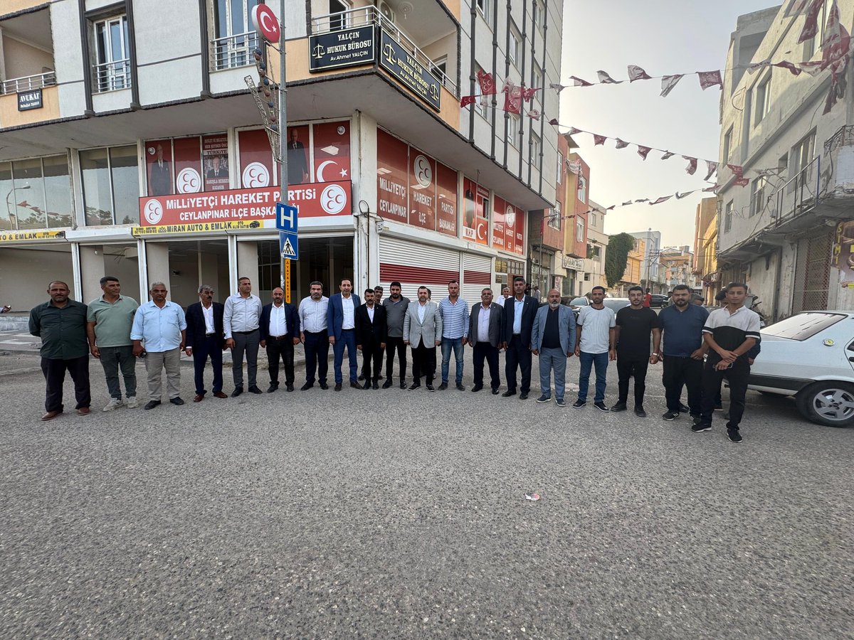 İl Başkanımız Sn. Mahmut Güneş, Teşkilat Başkanımız Sn. Bakır Bostancı, Haliliye İlçe Başkanımız Sn. Ali Demir, İl Başkan Yardımcımız Sn. İbrahim Dodanlı ve Yönetim Kurulu Üyemiz Sn. Ahmet Budak, Ceylanpınar İlçe Başkanlığımızı ziyaret ederek İlçe Başkanımız Sn. Aziz Demirdaş ve