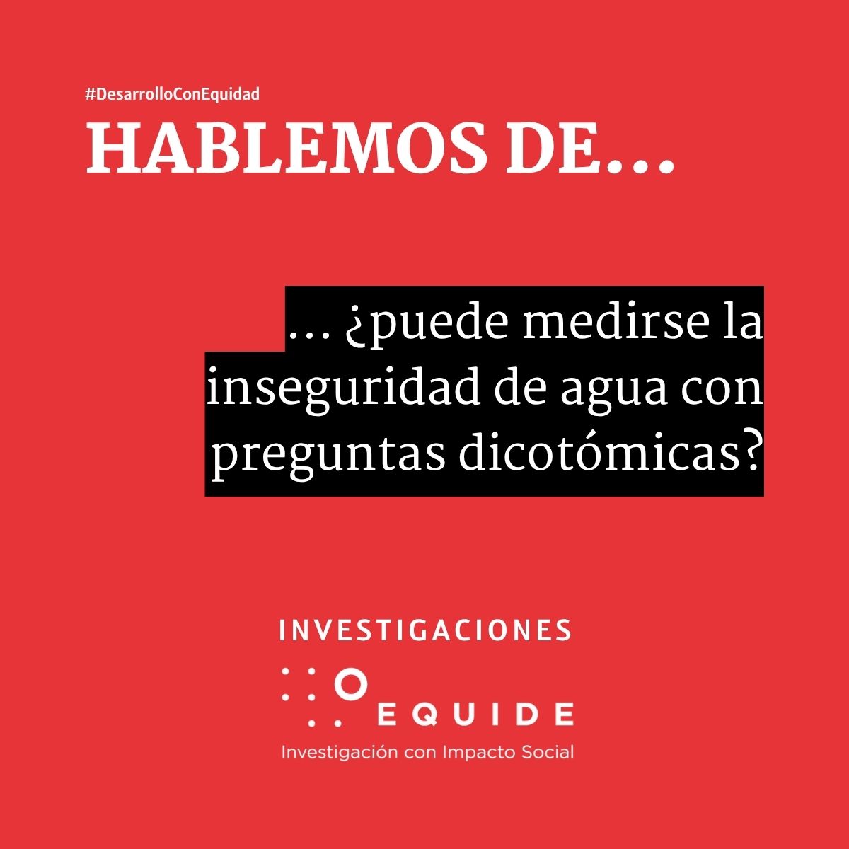 EQUIDE (@equide_ibero) on Twitter photo 🔍 ¿Qué pasa si usamos respuestas SÍ/NO para medir inseguridad de agua?
En este nuevo artículo, donde participó el Dr. <a href="/pablogaitan/">Pablo Gaitán</a>, analizó datos de 39 países para responder esta pregunta
🧵Te contamos los detalles... 🔍 ¿Qué pasa si usamos respuestas SÍ/NO para medir inseguridad de agua?
En este nuevo artículo, donde participó el Dr. <a href="/pablogaitan/">Pablo Gaitán</a>, analizó datos de 39 países para responder esta pregunta
🧵Te contamos los detalles...